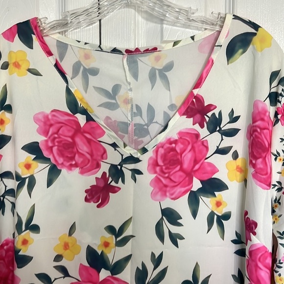 Ladies Women’s Floral Dress - Picture 5 of 6